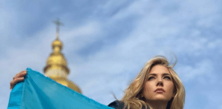 Katheryn ‘Lagertha’ Winnick in Kyiv, May 2023