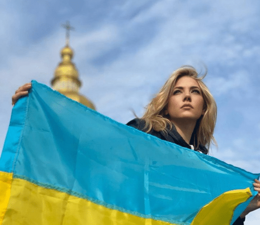 Katheryn ‘Lagertha’ Winnick in Kyiv, May 2023