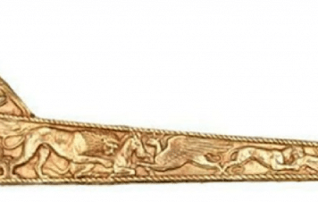 Scythian sword in golden scabbard from Tovsta Mogyla Kurgan