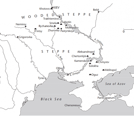Scythian Sacred Land of Gerroi and of Royal Barrows was the area near Kakhovka dam
