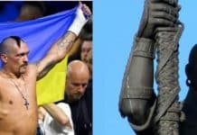 Boxer Usyk wears same ‘khokhol’ hairstyle as famous Kyiv ruler Sviatoslav the Brave more than 1000 years ago