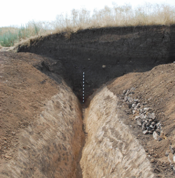 Ditches around Scythian Kurgans