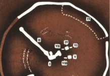 Cromlech/ Stone Circle inside Tovsta Mogyla Kurgan