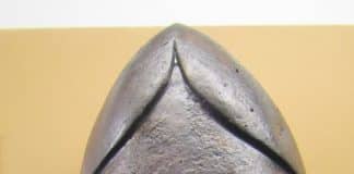 Chalcidian-type helmet that was found in Ukraine