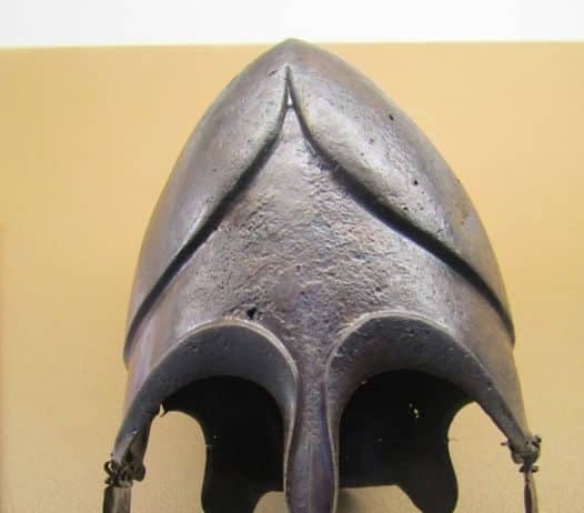 Chalcidian-type helmet that was found in Ukraine