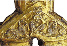 ‘God Pan playing flute and two goats’ on Scythian sword handle from Tovsta Mogyla kurgan