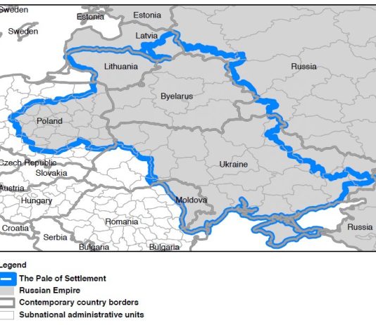 Russia created a gigantic Jewish ghetto in Ukraine and Belarus 232 years ago: the Pale of Settlement