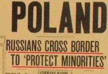 Invading Poland in 1939, Moscow used the same rhetoric and excuse it would use when invading Ukraine in 2014