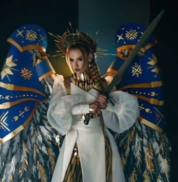 Miss Ukraine at the Miss Universe Pageant