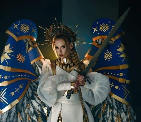 Miss Ukraine at the Miss Universe Pageant