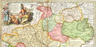 ‘Ukraine or the Cossacks Land’ map of 1720
