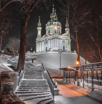 Kyiv in Snow