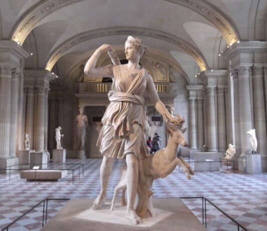 Artemis/Diana was Scythian goddess originally. Ovid