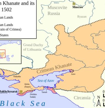 Muscovy-Russia paid tribute to Crimean Khans until the Treaty of Constantinople was signed in 1700