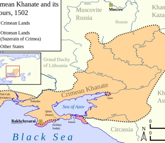 Muscovy-Russia paid tribute to Crimean Khans until the Treaty of Constantinople was signed in 1700