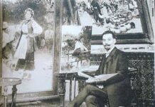 Mykola Pymonenko whose works inspired Kazimir Malevich. His Hopak painting was bought by the Louvre