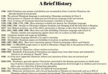 Russia’s attempts to destroy Ukraine in the past 300 years