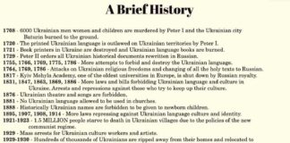 Russia’s attempts to destroy Ukraine in the past 300 years