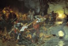 Funeral ritual performed by warriors of Sviatoslav the Brave of Kyiv after the Battle at Dorostolon in 971 was a Scythian ritual