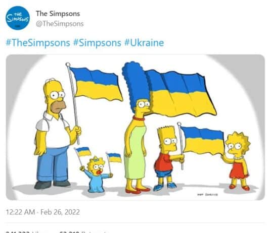 The Groenings, The Simpsons and Ukraine
