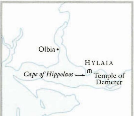 Dnieper River in the 5th century B.C. Description by Herodotus