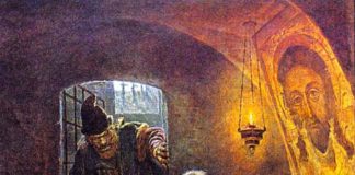 Voltaire described the effect of Muscovite Orthodox religion: Encouragement to Wickedness