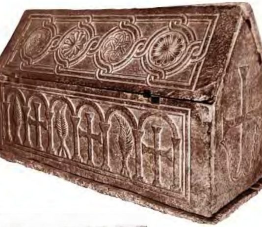 Sarcophagus of legendary Olga of Kyiv