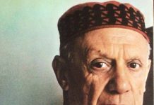 Pablo Picasso in Ukrainian Embroidery Shirt/ Vyshyvanka