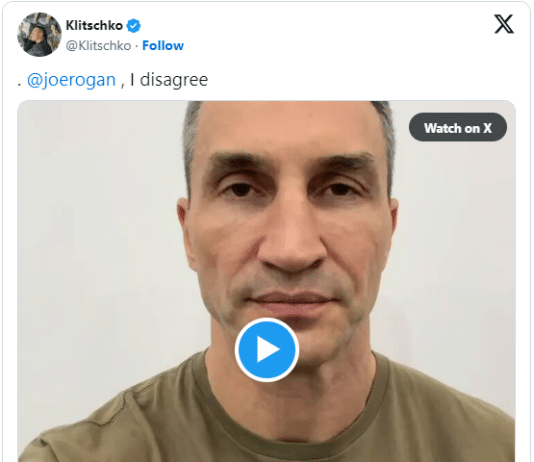Wladimir Klitschko Slams Joe Rogan for Spreading Russian Propaganda on His Podcast