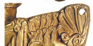 Scythian Boar’s Head Sword with Golden Scabbard from Velyka Bilozerka in Ukraine, 4th century B.C.