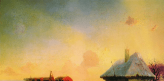 Ukrainian Chumaks, Ox-Wagon Drivers, in Ivan Aivazovsky’s paintings
