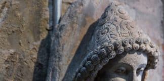 Statue of Young Kanishka, King of Kushan Empire, Patron of Gandharan Buddism