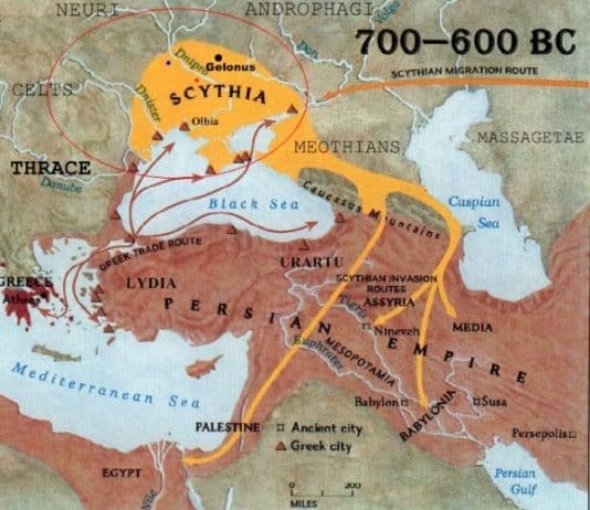 Syria of Classical Antiquity’s interaction with Scythia-Ukraine in the 6th Century B.C.