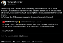 Ukraine has more rights to the UN Security Council Permanent Member Status than Russia