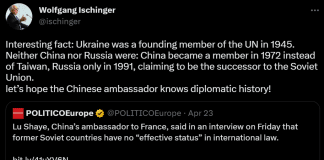 Ukraine has more rights to the UN Security Council Permanent Member Status than Russia