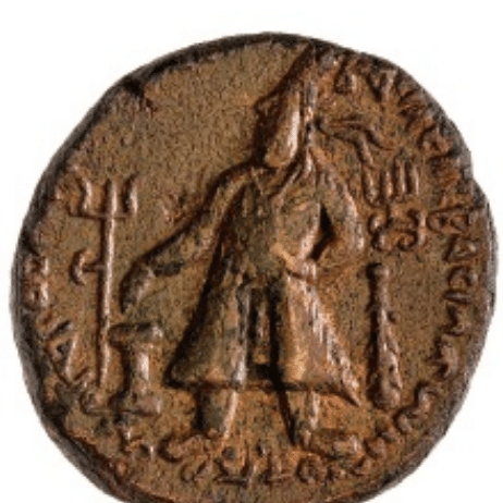 Kushan Empire Fireworshiping Kings with Tridents