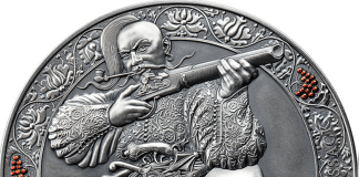 Ukrainian Zaporizhian Cossack Legendary Warrior: Cameroon Silver Coin