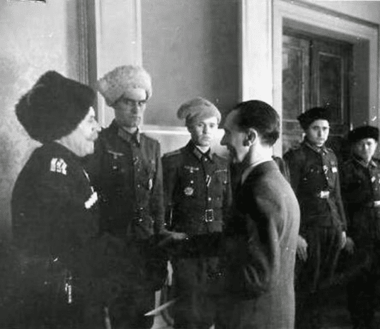 Around One million Russians fought for the German Nazis during WW2