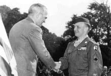 WW2 Master Sergeant Nicholas Oresko, son of Ukrainian immigrants, received Medal of Honor from the hands of U.S. President Harry S. Truman