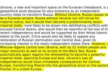 Independent Ukraine is Crucial for European Security, – Zbigniew Brzezinski