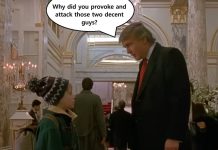 Trump’s logic of Ukraine starting the war with Russia: Home Alone meme