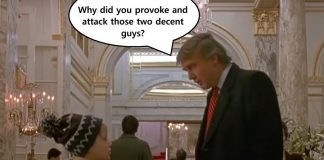 Trump’s logic of Ukraine starting the war with Russia: Home Alone meme