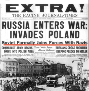 German-Soviet Joint Military Parade in Brest-Litovsk in 1939: Symbolic truce after Brest-Litovsk Treaty of 1918