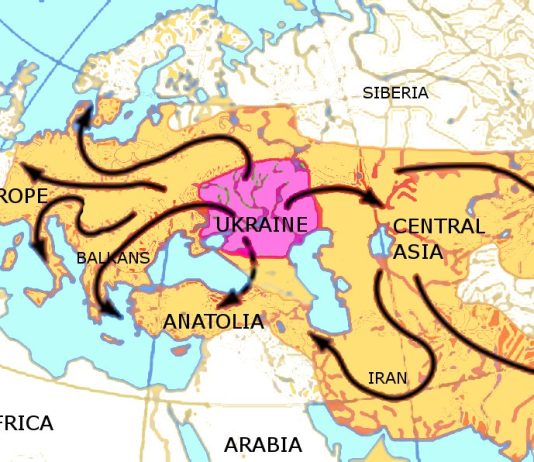 Half the human beings alive today are descended from the Yamnaya Culture who lived in Ukraine 5,000 years ago, new DNA research shows, – WSJ