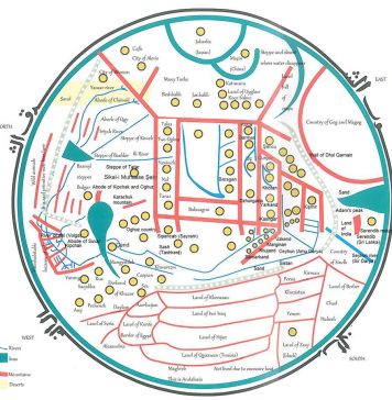 The Rus on al-Kashgari Map of 1074