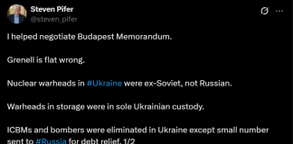Ukraine OWNED the Nukes, – Steven Pifer