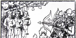 The first known European leaflet depicting Russian/ Moscovite atrocities against women and children, 1561