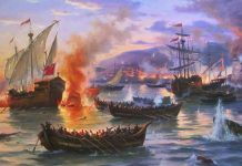 Ukrainian Zaporizhian Cossacks vs. Ottoman Imperial Fleet: Major naval battle at Karaharman, July 27, 1625. ‘Saved by the Wind’.