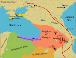 Mongol invasion of Georgia and Kyiv Rus